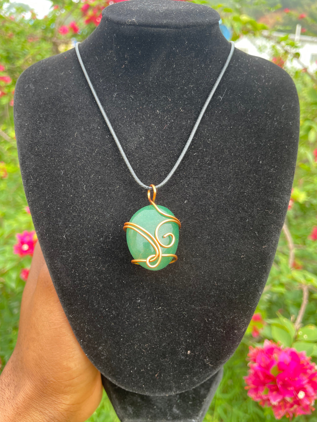 Green Aventurine Healing Pendant
