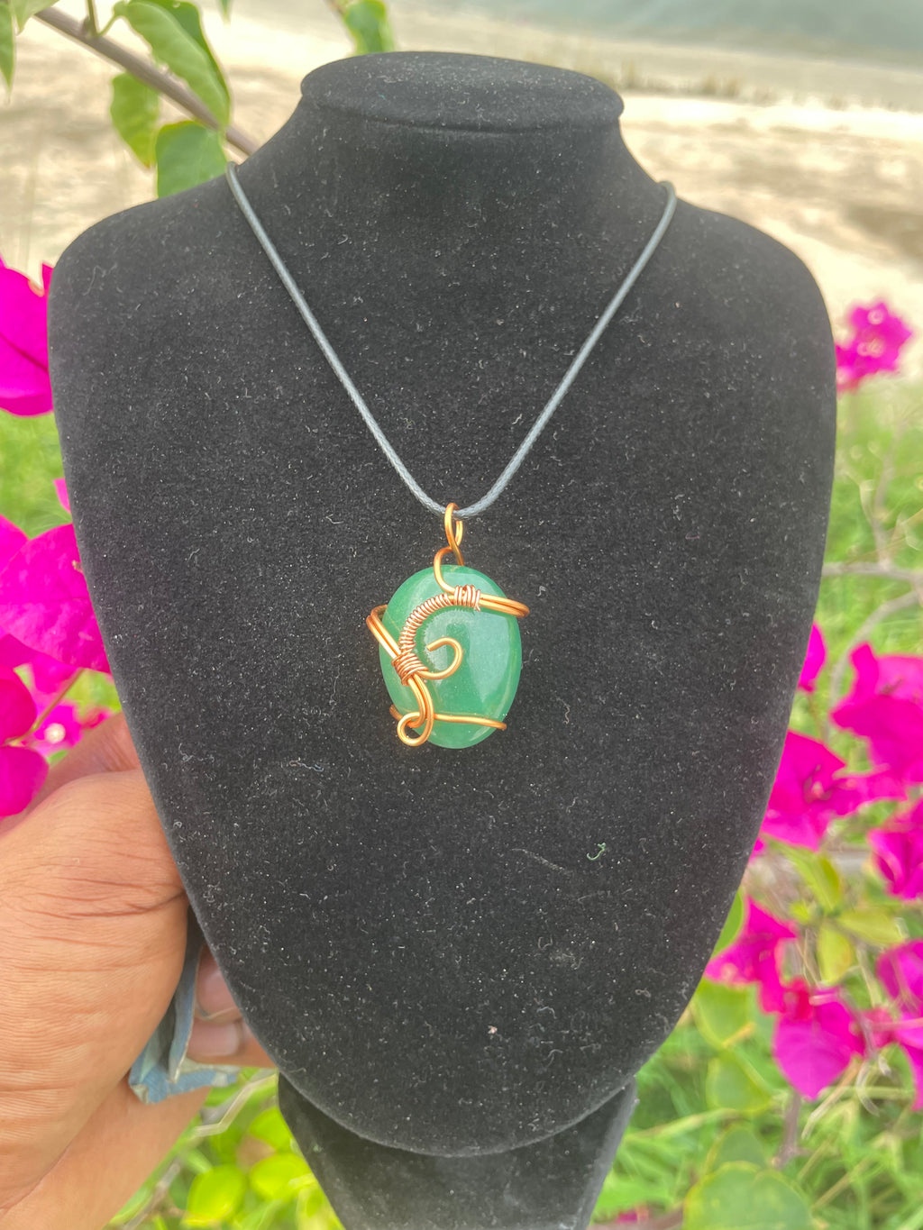 Green Aventurine Healing Pendant