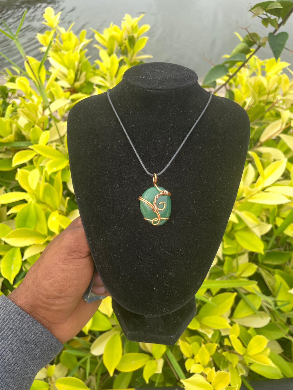 Green Aventurine Healing Pendant