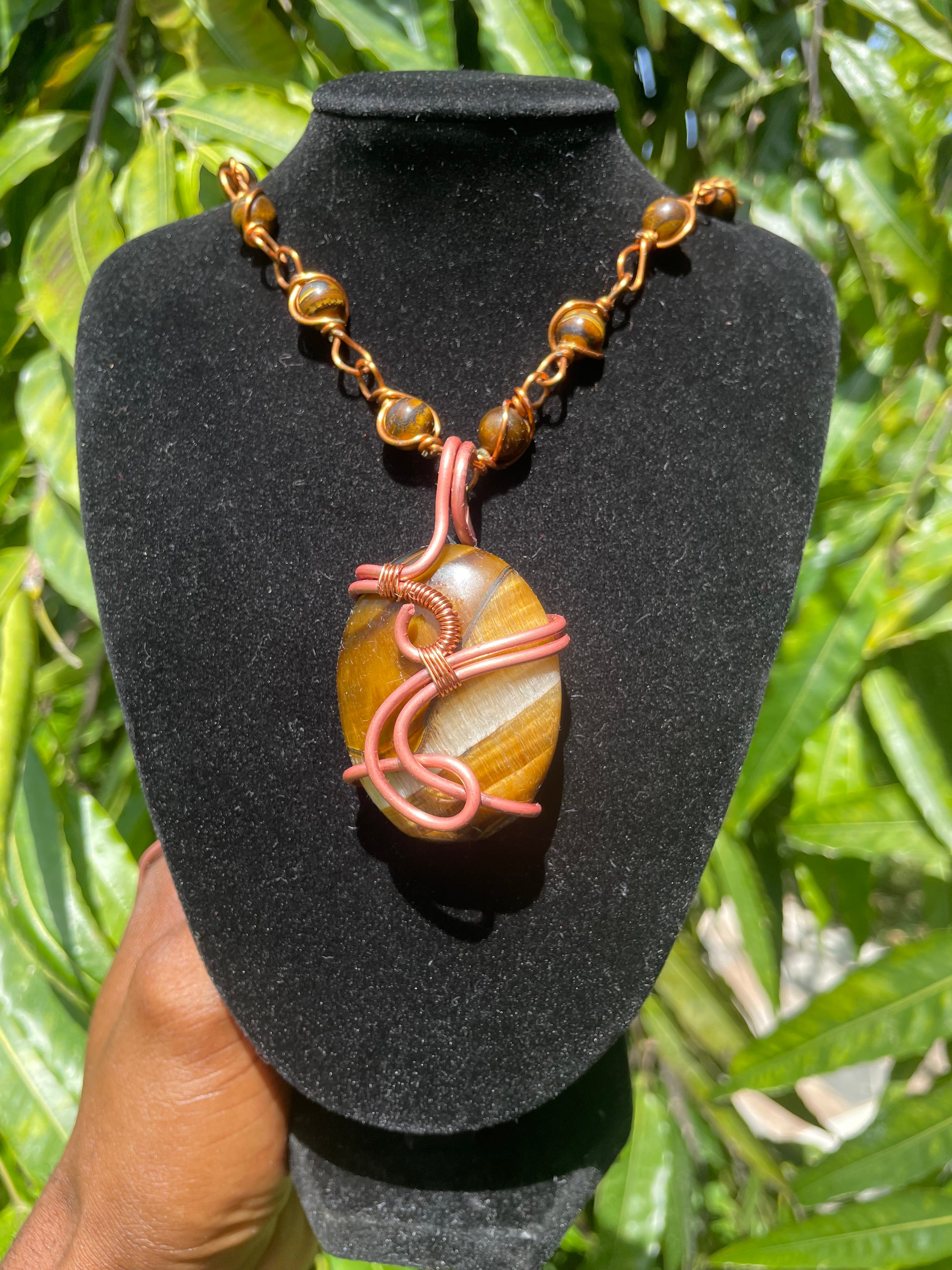 Tiger Eye Healing Necklace