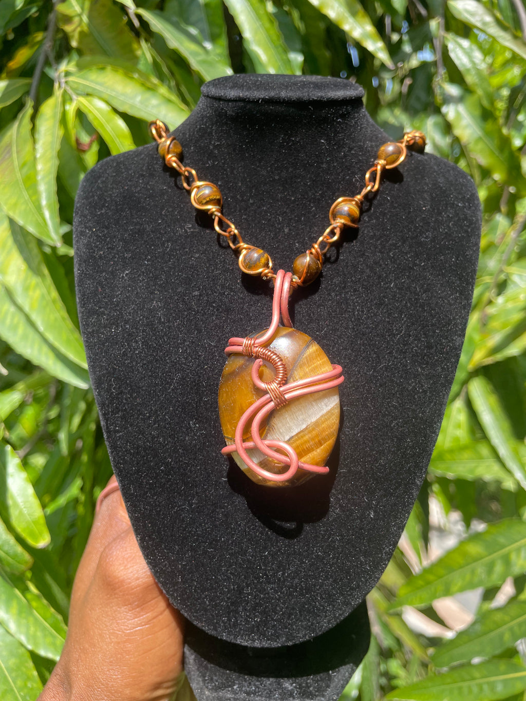 Tiger Eye Healing Necklace