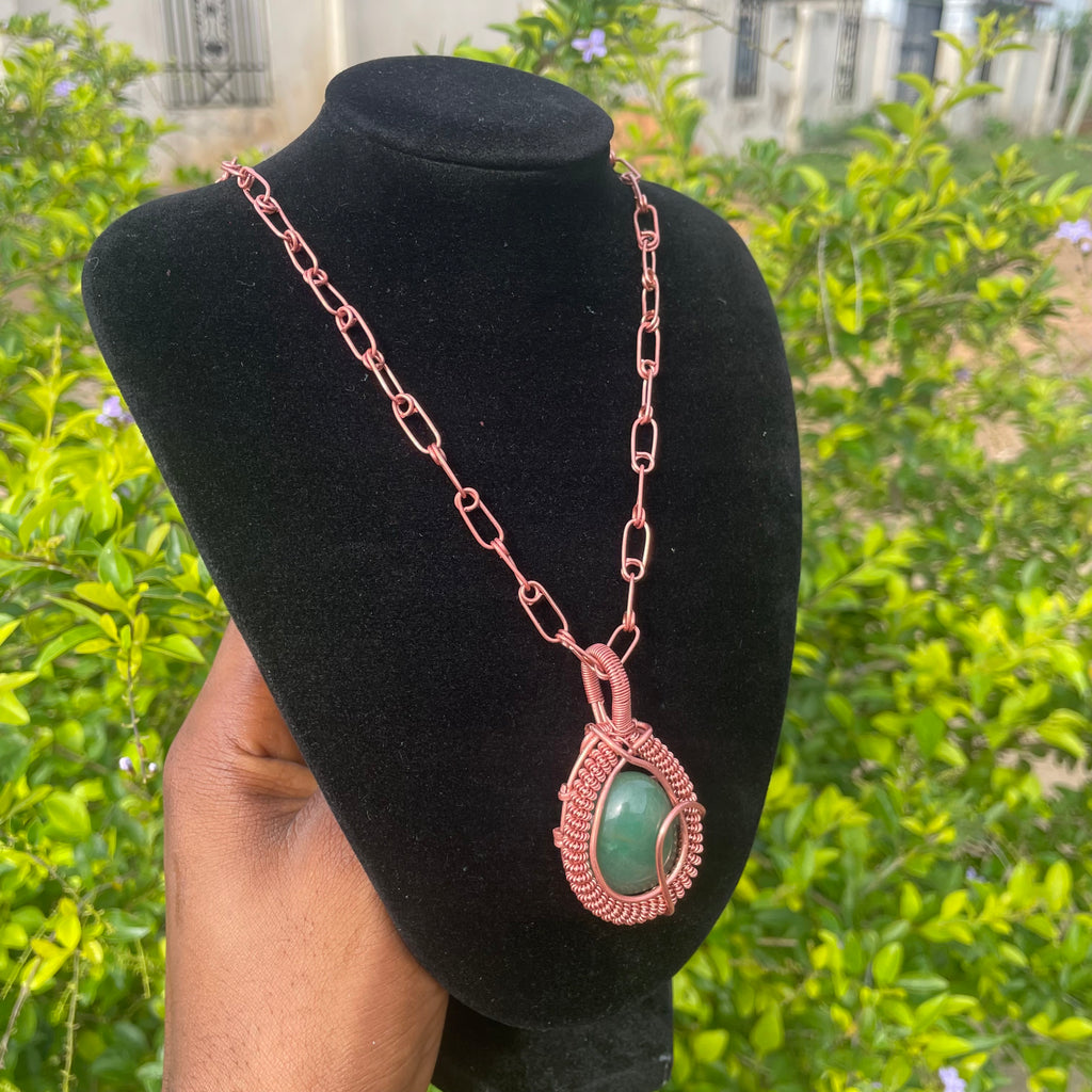 Green Aventurine healing pendant