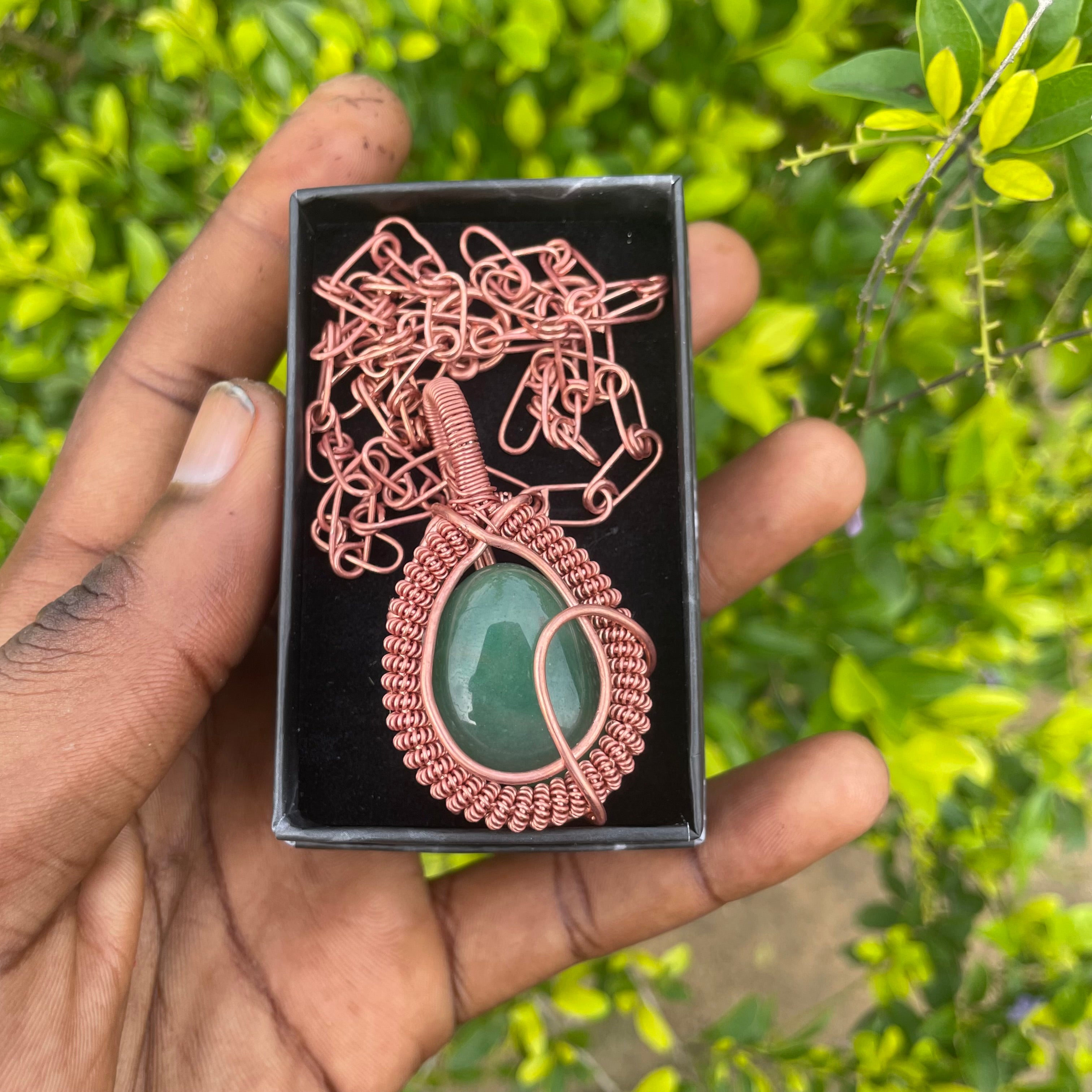 Green Aventurine healing pendant