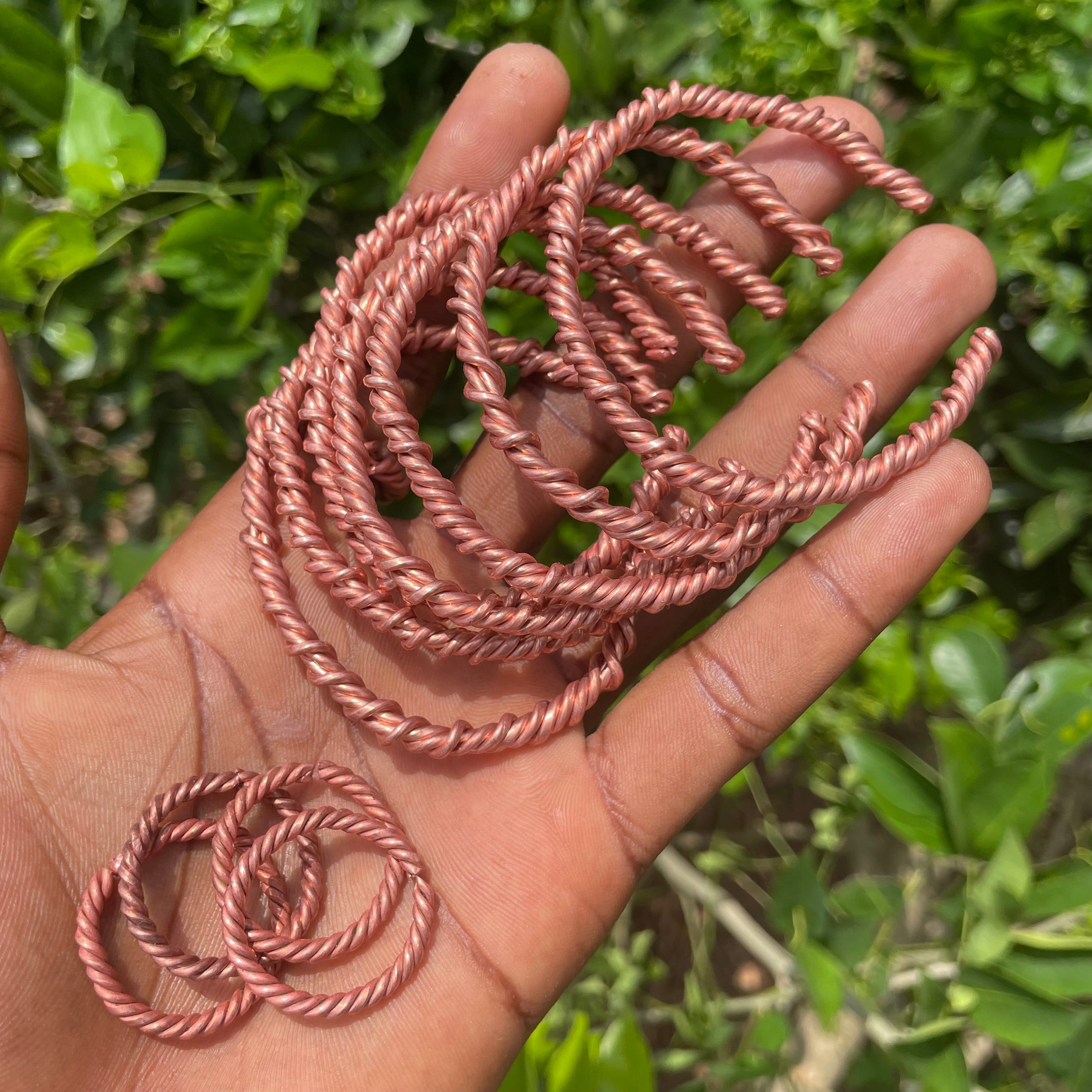 Handcrafted Copper Tensor Bracelets & Rings