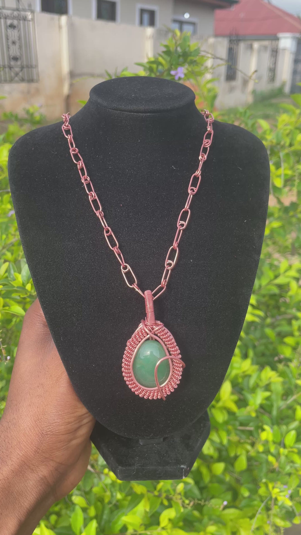 Green Aventurine healing pendant