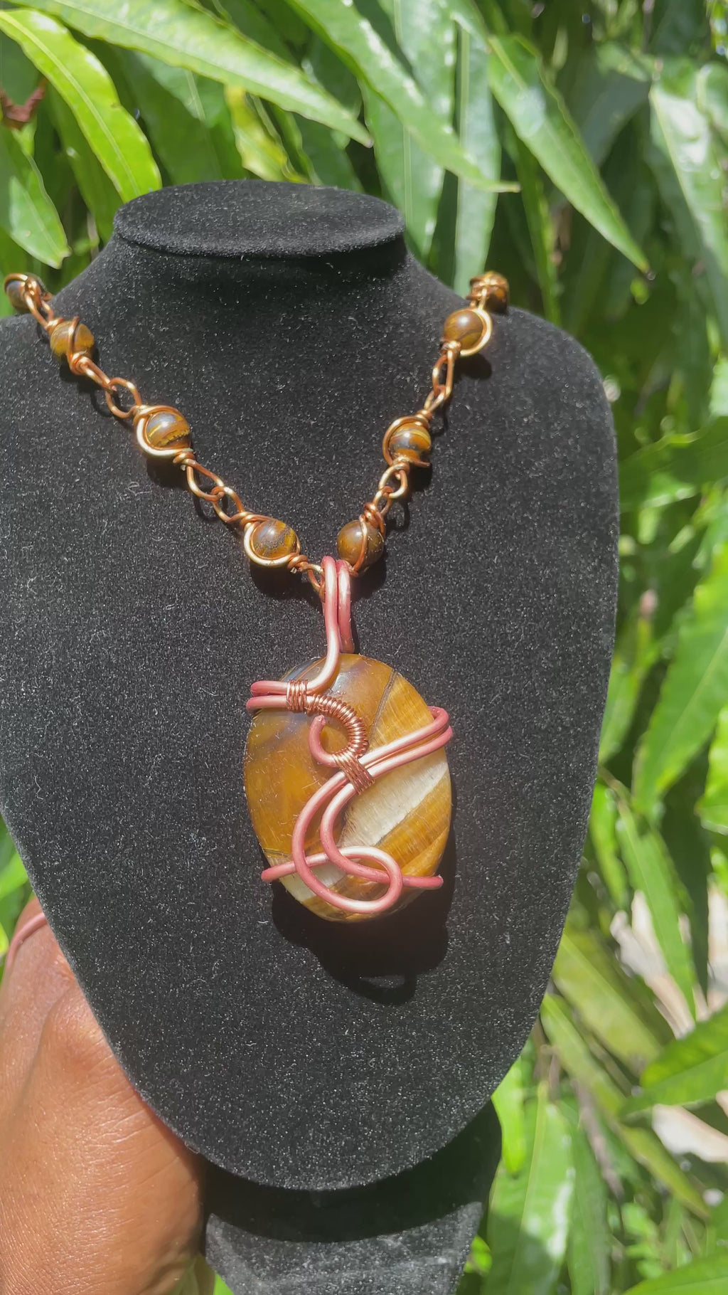 Tiger Eye Healing Necklace
